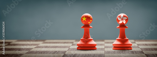 Photography China and Hong Kong conflict