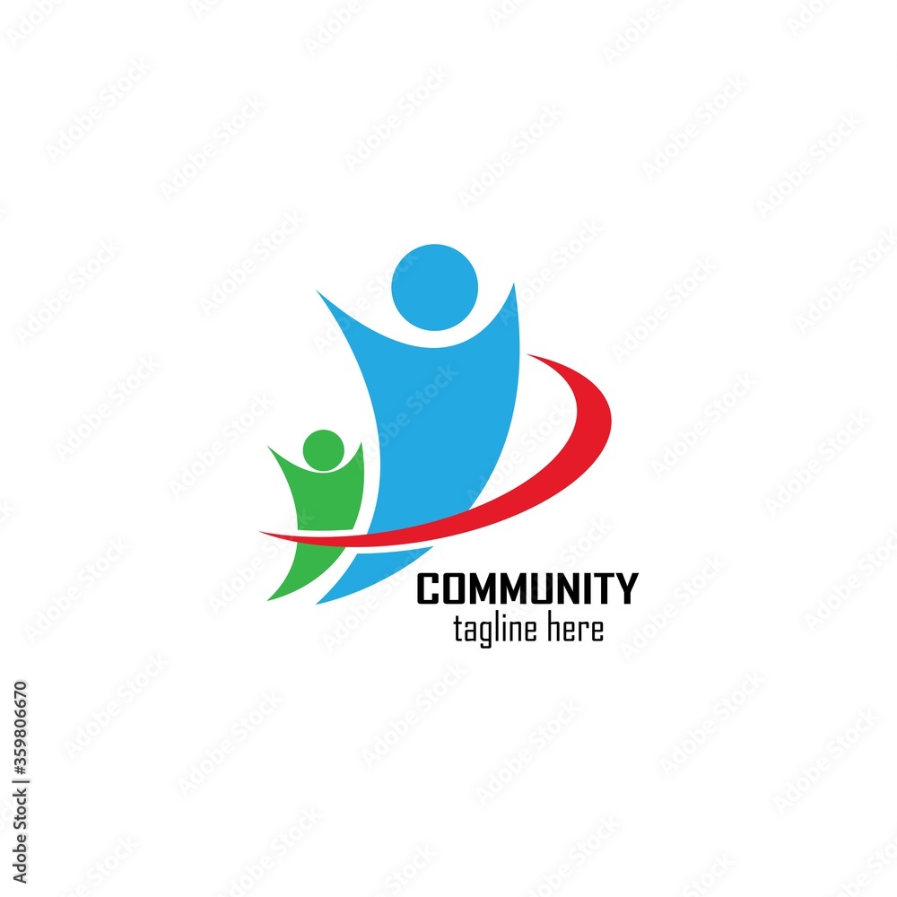Adoption and community care Logo template vector icon
Adoption and community care Logo template vector icon