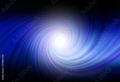 Dark BLUE vector background with astronomical stars. Modern abstract illustration with Big Dipper stars. Best design for your ad, poster, banner.