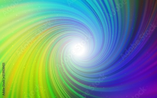Light Multicolor vector background with galaxy stars. Shining colored illustration with bright astronomical stars. Smart design for your business advert.