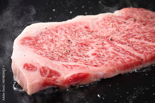 Tableau sur toile ステーキを焼く