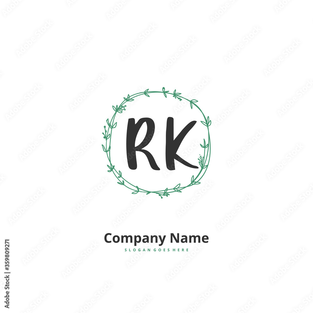 R K RK Initial handwriting and signature logo design with circle. Beautiful design handwritten logo for fashion, team, wedding, luxury logo. R K RK Initial handwriting and signature logo design with circle. Beautiful design handwritten logo for fashion, team, wedding, luxury logo.