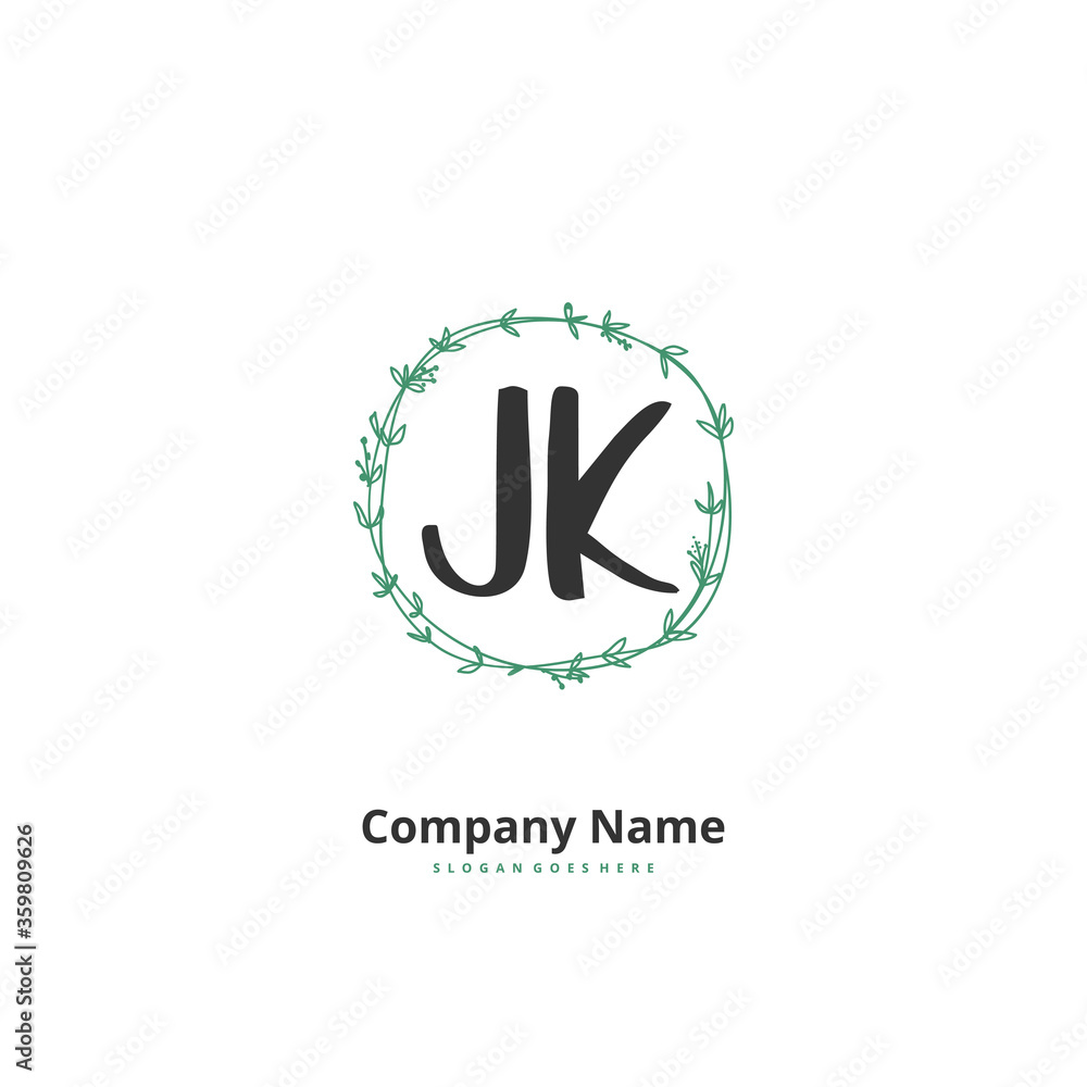 J K JK Initial handwriting and signature logo design with circle. Beautiful design handwritten logo for fashion, team, wedding, luxury logo. J K JK Initial handwriting and signature logo design with circle. Beautiful design handwritten logo for fashion, team, wedding, luxury logo.