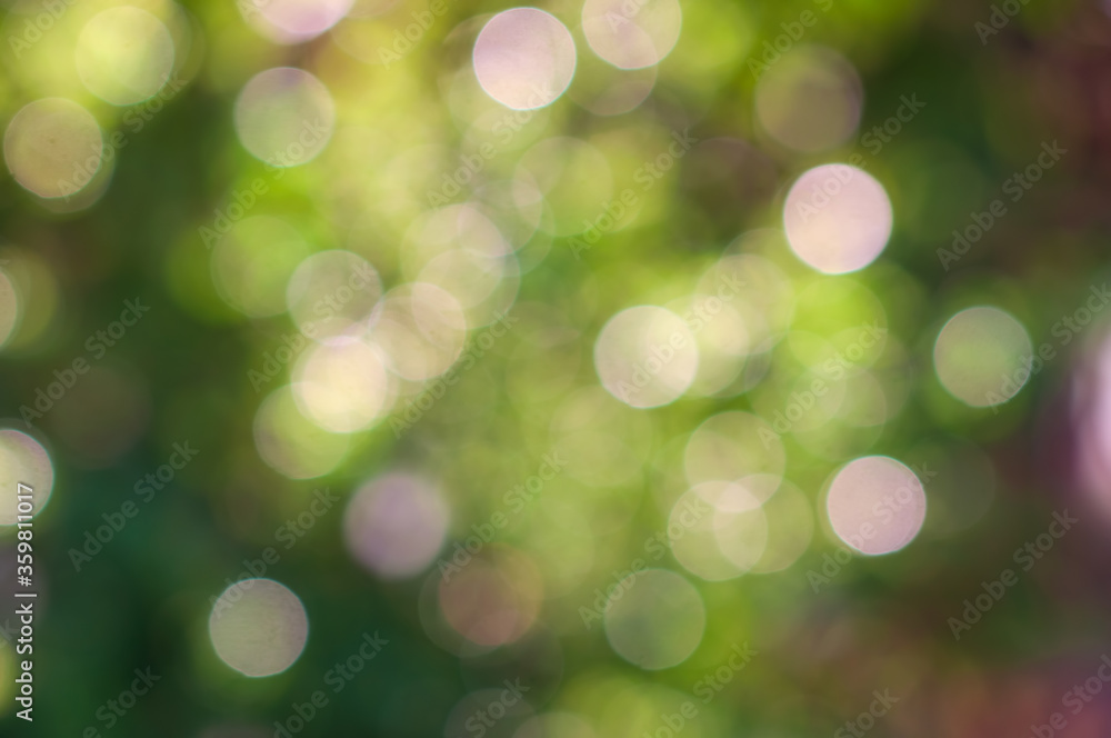 Abstract natural green bokeh background, blurred and defocused Abstract natural green bokeh background, blurred and defocused