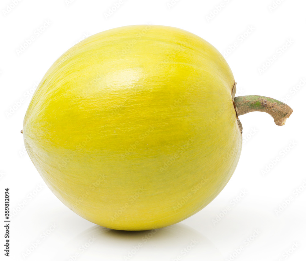Canistel or Eggfruit isolated on white Canistel or Eggfruit isolated on white