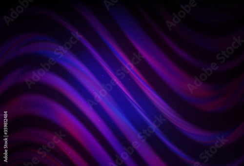 Dark Pink, Blue vector background with astronomical stars. Shining illustration with sky stars on abstract template. Pattern for futuristic ad, booklets.