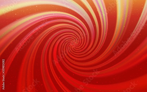 Light Red vector background with astronomical stars. Shining colored illustration with bright astronomical stars. Template for cosmic backgrounds.