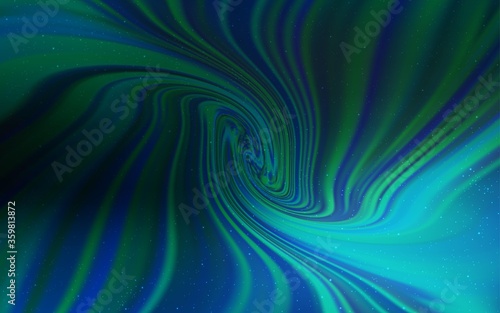Dark BLUE vector texture with milky way stars. Modern abstract illustration with Big Dipper stars. Pattern for futuristic ad, booklets.