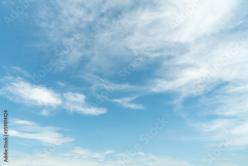Fototapeta Naklejka Na Ścianę i Meble -  blue sky with white clouds, nature background