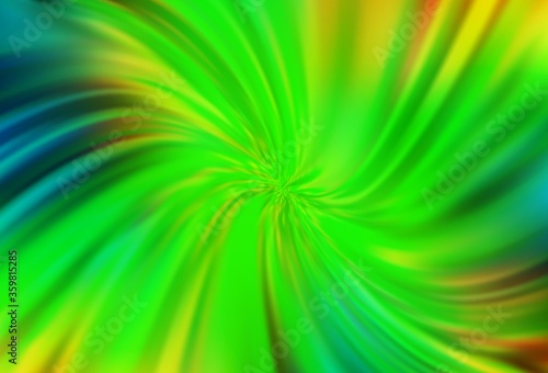 Light Green, Yellow vector colorful abstract texture. Abstract colorful illustration with gradient. The best blurred design for your business.