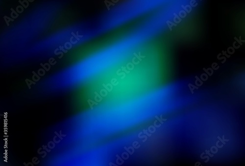 Dark BLUE vector blurred bright template. Shining colored illustration in smart style. Completely new design for your business.