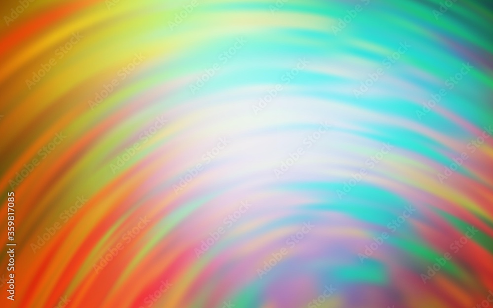 Light Green, Yellow vector background with wry lines. A completely new colorful illustration in simple style. Abstract design for your web site.