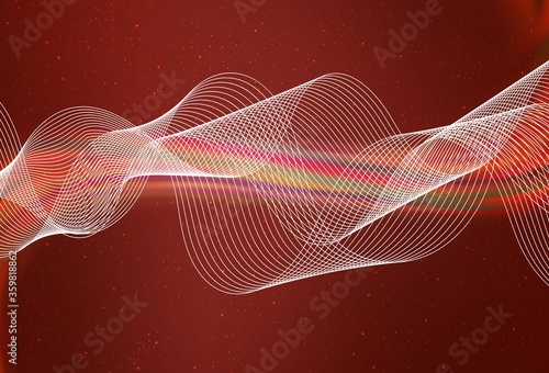 Light Orange vector abstract blurred background. Modern abstract illustration with gradient. Background for designs.