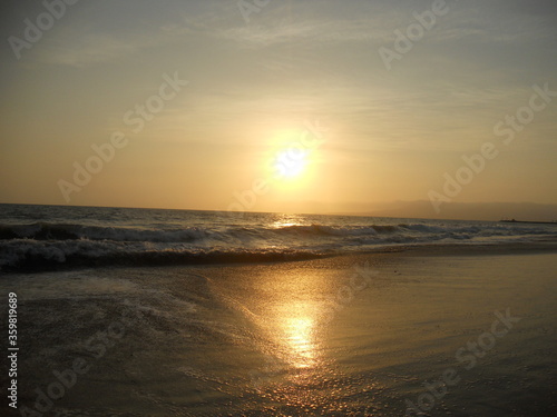 Atardecer en la playa