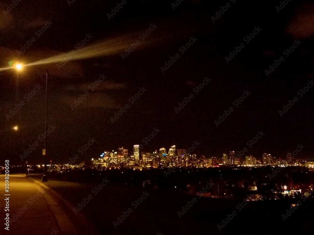 City Skyline. Calgary, AB Canada.