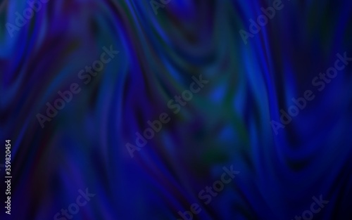 Dark BLUE vector glossy abstract layout. Modern abstract illustration with gradient. New style design for your brand book.