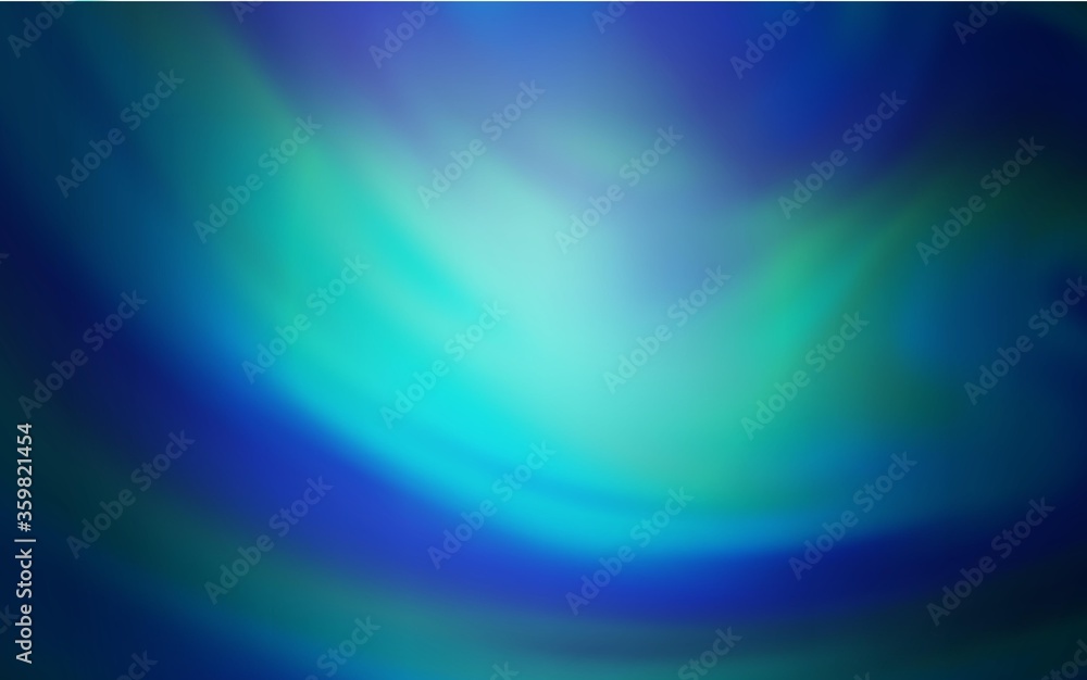 Light BLUE vector colorful blur background. Glitter abstract illustration with gradient design. New style design for your brand book.