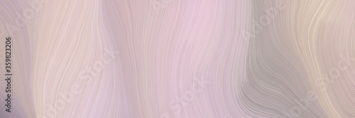 soft abstract art waves graphic with curvy background design with silver, rosy brown and pastel pink color