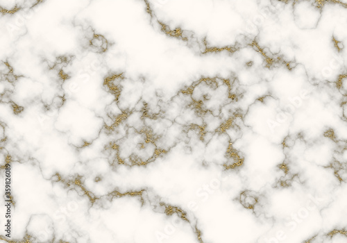 gold marble texture background. white granite floor pattern vector illustration