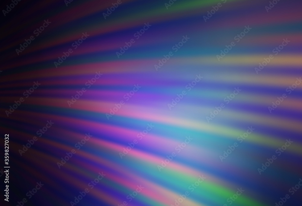 Fototapeta premium Dark Pink, Blue vector texture with wry lines. An elegant bright illustration with gradient. A completely new template for your design.