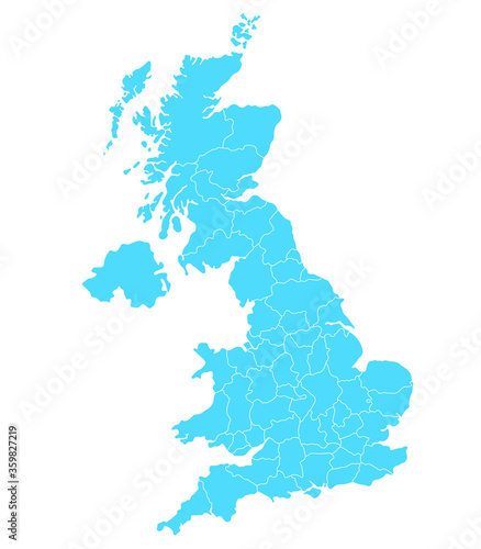 map of united kingdom