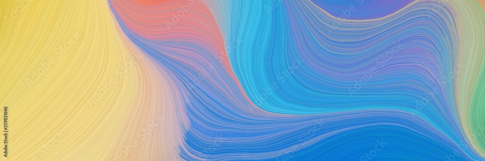 colorful vibrant abstract art waves graphic with modern curvy waves background design with tan, dodger blue and burly wood color colorful vibrant abstract art waves graphic with modern curvy waves background design with tan, dodger blue and burly wood color