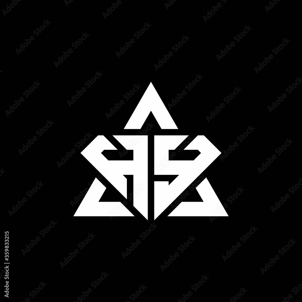 HY monogram logo with diamond shape and triangle outline HY monogram logo with diamond shape and triangle outline