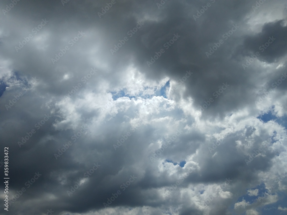 dramatic clouds and blue sky dramatic clouds and blue sky