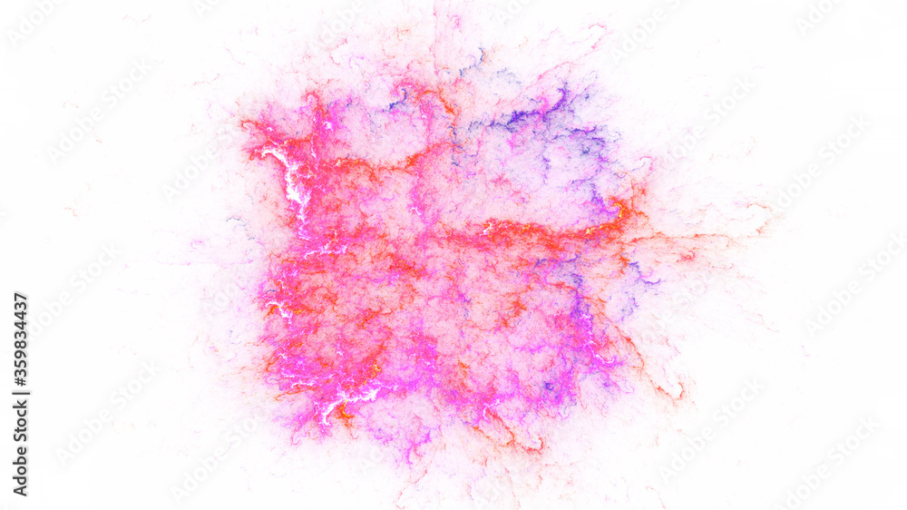 3D rendering abstract white fractal light background 3D rendering abstract white fractal light background