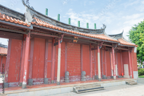 Changhua Confucian Temple in Changhua, Taiwan. The temple was originally built in 1726.