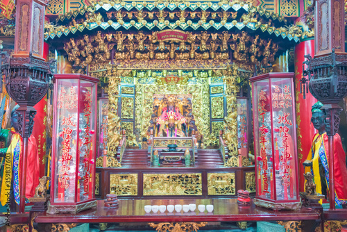 Changyi Chenghuang Temple in Changhua City, Taiwan. The temple was originally built in 1733. © beibaoke