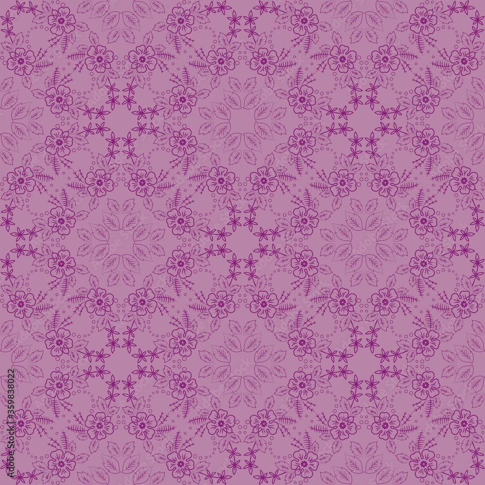 Black floral pattern Black floral pattern