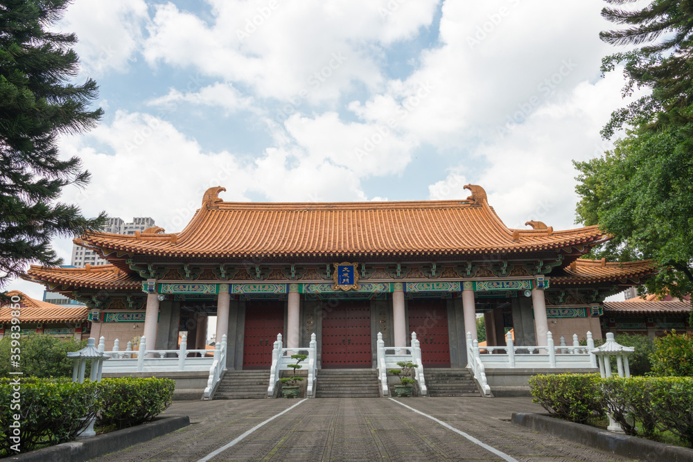 Taichung Confucian Temple in Taichung, Taiwan. The temple was built in 1976. Taichung Confucian Temple in Taichung, Taiwan. The temple was built in 1976.