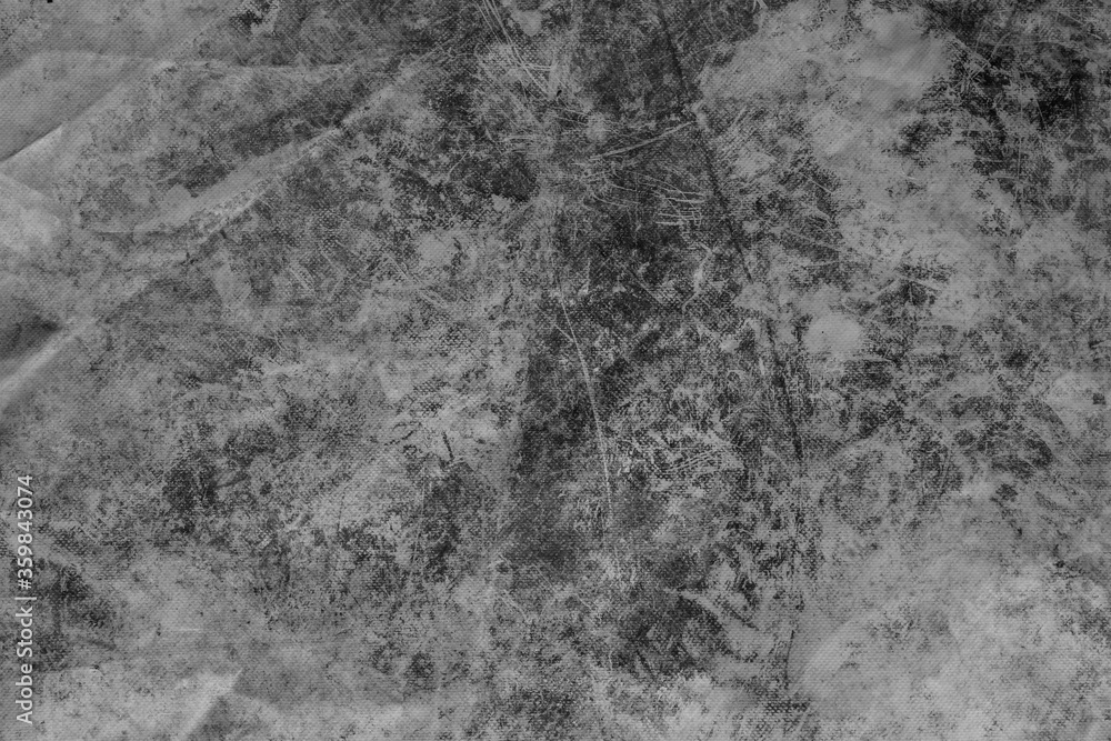 abstract background old, shabby gray and black leather texture
