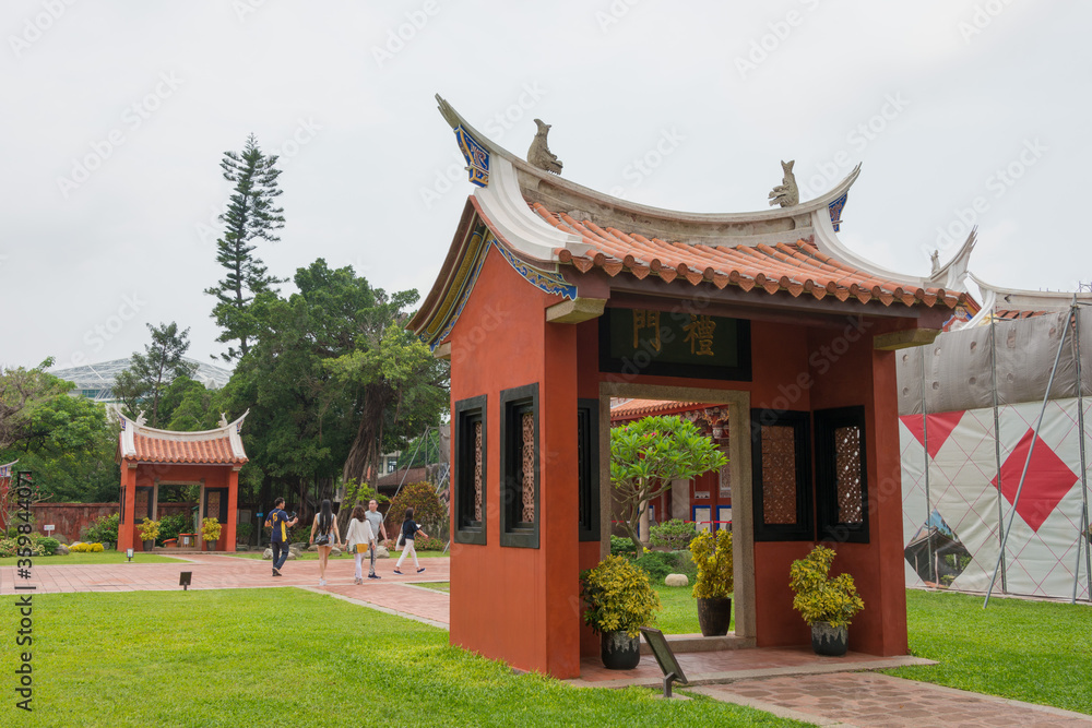Tainan Confucian Temple in Tainan, Taiwan. The temple was built in 1665 during the Koxinga dynasty.