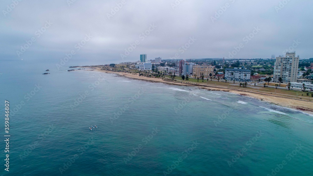 Summerstrand in Port Elizabeth, South Africa, from the air. Summerstrand in Port Elizabeth, South Africa, from the air.