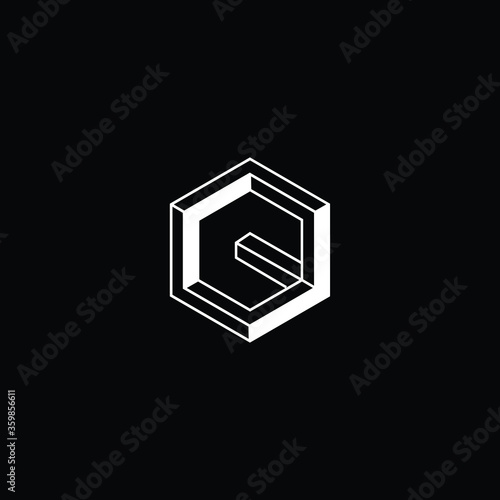 Professional Innovative 3D Initial Q logo and QQ logo. Letter Q QQ Minimal elegant Monogram. Premium Business Artistic Alphabet symbol and sign