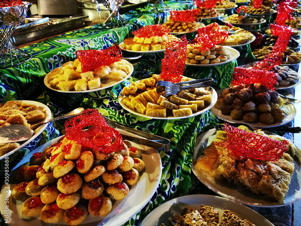 Egyptian food table