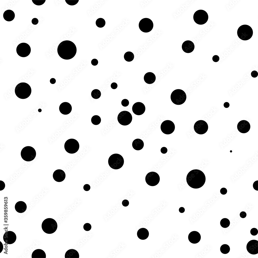 Design seamless monochrome pattern with dots on a white background. Design seamless monochrome pattern with dots on a white background.