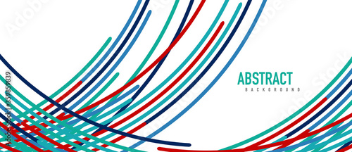 Аbstract moving colorful lines vector backgrounds for cover, placard, poster, banner or flyer