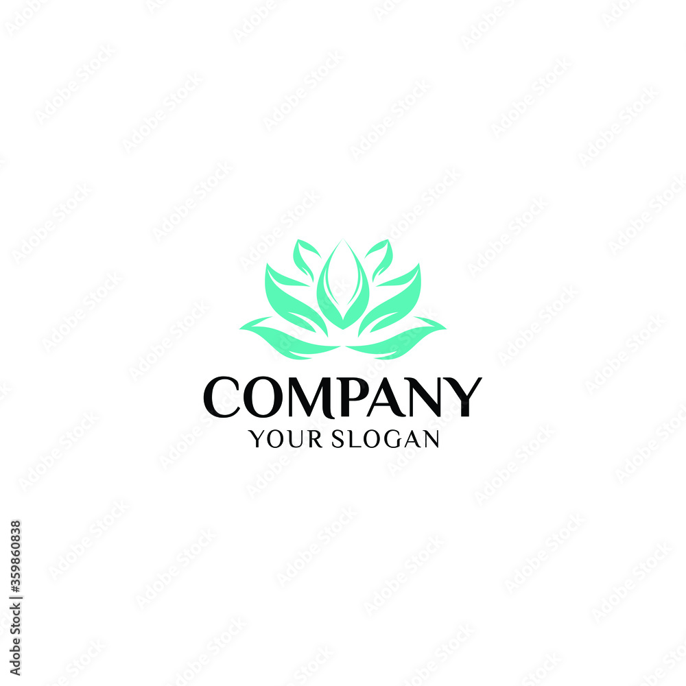 Flower logo design Vector illustration Flower logo design Vector illustration