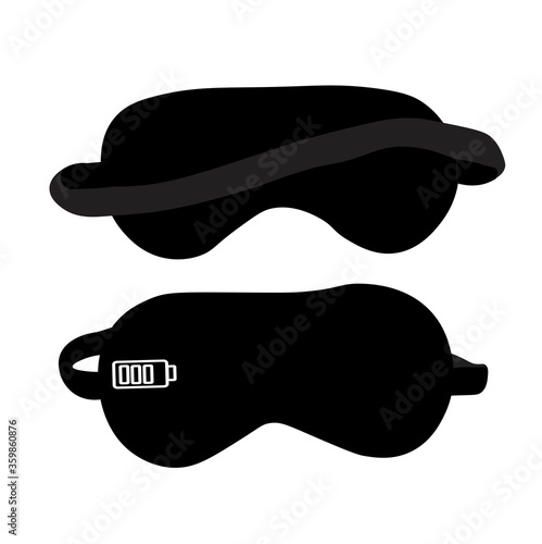 Vector stock illustration of a sleep mask