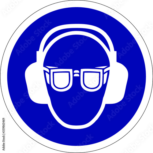 Ears and eyes protection required