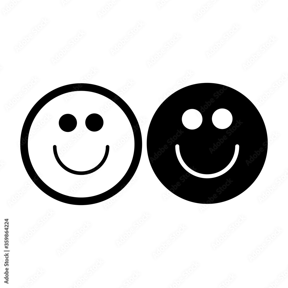 Fototapeta premium Emoticon icon vector illustration