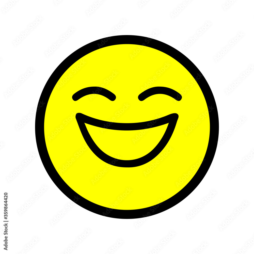 Emoticon icon vector illustration Emoticon icon vector illustration