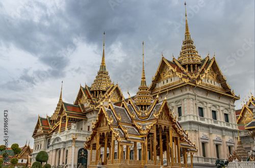 Bangkok, Thailand - Jun 19, 2020 : One landmark of the Grand Palace is a complex of buildings at the heart of Bangkok. © num