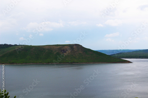 lake and mountains