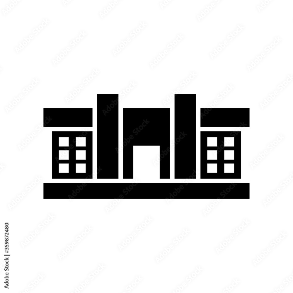 mall icon logo illustration design