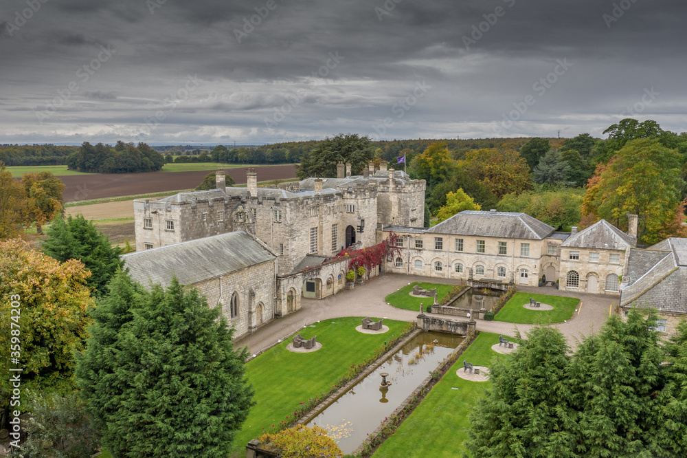 Hazlewood Castle North Yorkshire, Historic English  Hotel and wedding venue surrounded by countryside, between Leeds and York. 