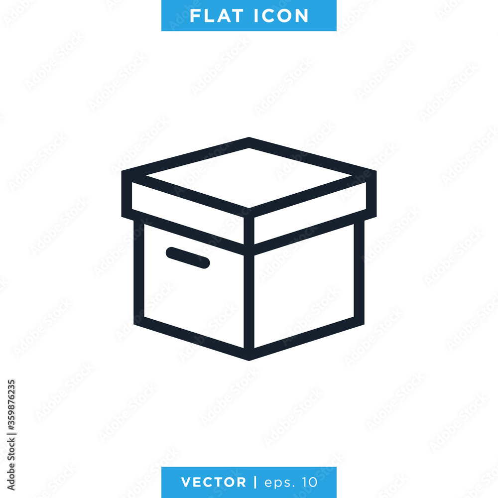 Box Icon Vector Design Template Box Icon Vector Design Template